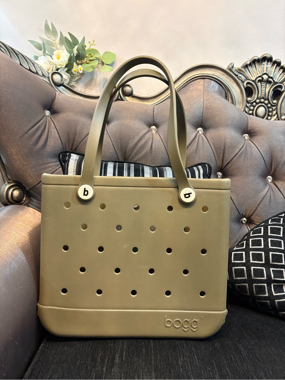 BOGG BAG Olive Green / Hunter Green Tote